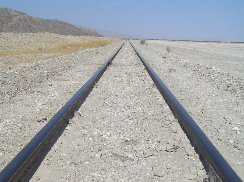 The beginning and ending point of the hike:  The Lower Borrego Valley.