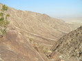 #2: View to the west, looking down the valley that we had just climbed.