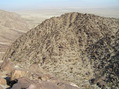 #5: View to the northwest from the confluence on the rocky terrain.