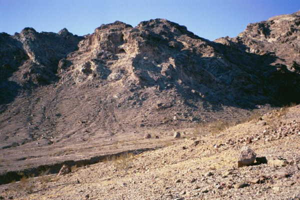 These hills thwarted my attempt to reach the confluence