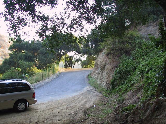 East from the parking area below the confluence.