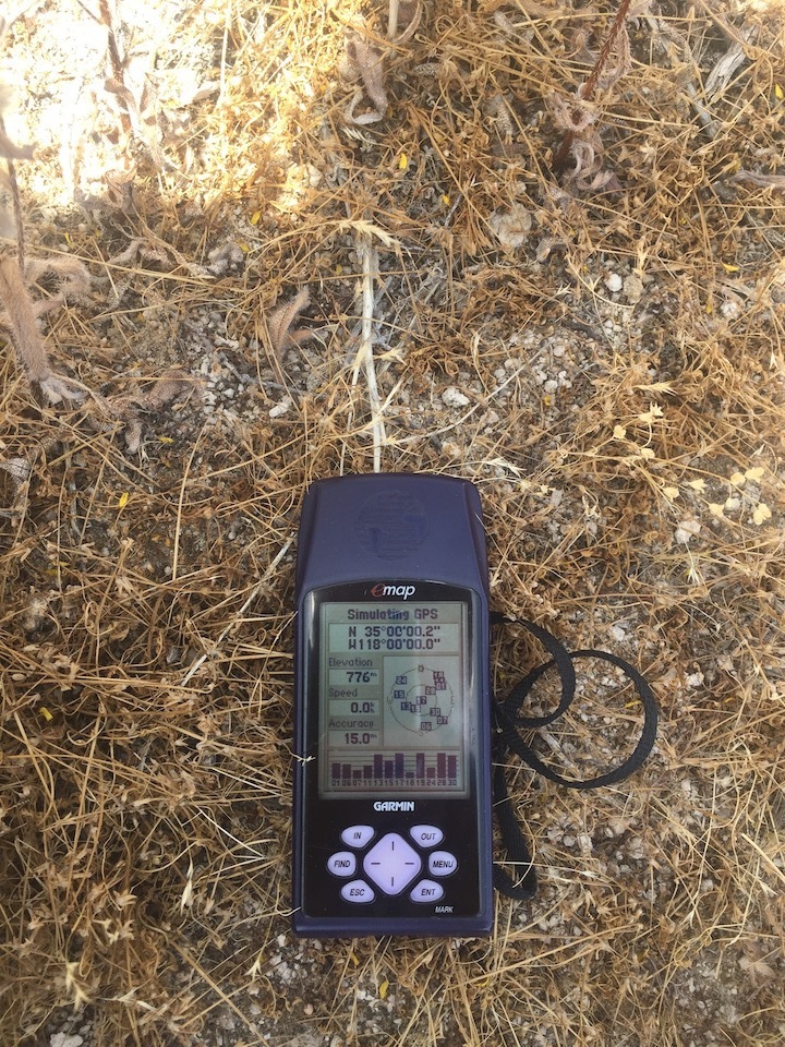 GPS reading