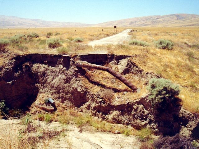 We found the road, but a flash flood had found it first