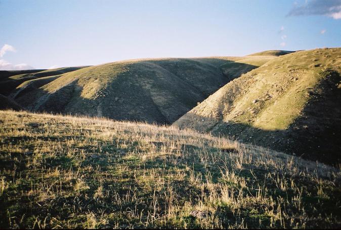 The confluence point, looking north-west