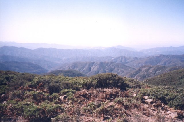 A shot of the Sierra Madres standing at the confluence point