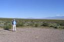 #2: Looking due north.  Beth wards off the wind.