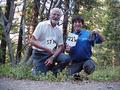 #2: David Litke, left, and Joseph Kerski at the confluence site.