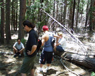 #1: Ed, Lex, Steve and Albert at the confluence point