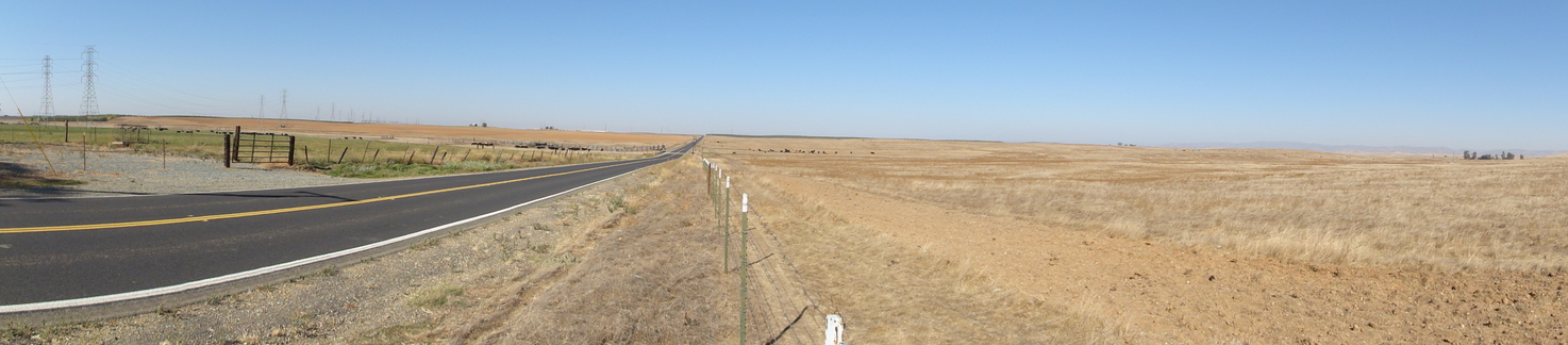 Panoramic view (W-N-E) from the point