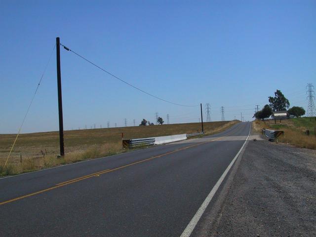 Looking south toward the confluence.  It is just across the street from the building.