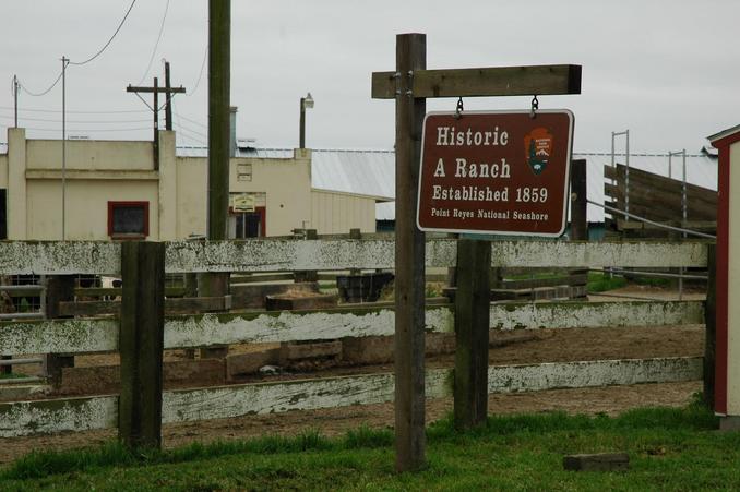 The historic A ranch - the CP is located on the ranch land