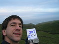 #2: Joseph Kerski and a view to the Pacific coast to the west from the confluence.