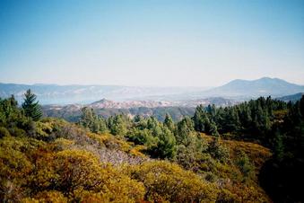 #1: Clear Lake and Konocti to the east.