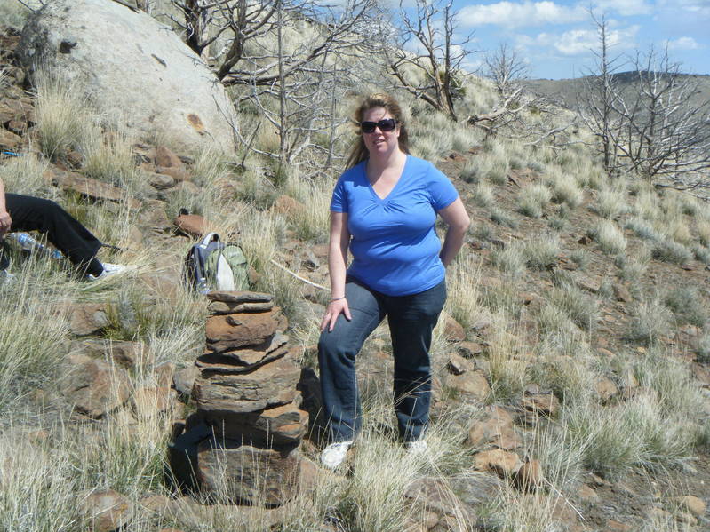 Standing at the cairn