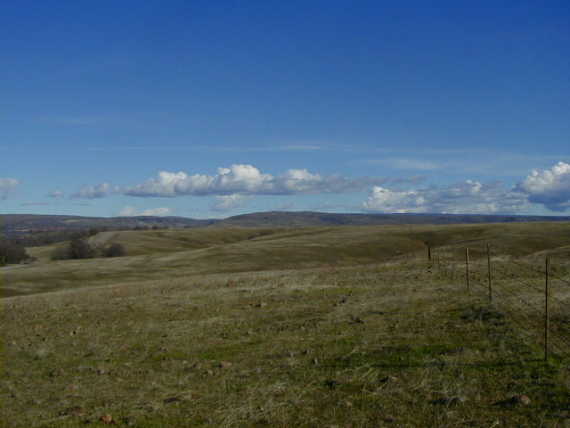 Looking East from above