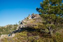 #8: The high-point of Hammerhorn Ridge (6733 feet), as seen on the return hike.  This is about 0.6 miles south of the confluence point.