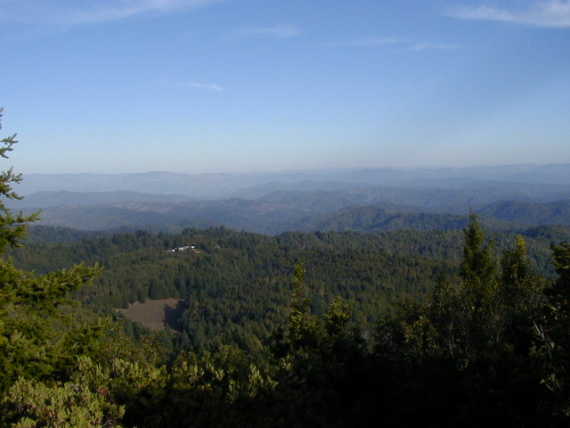 View to the East from the trail