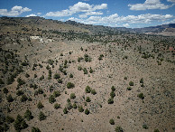 #11: View West, from 120m above the point