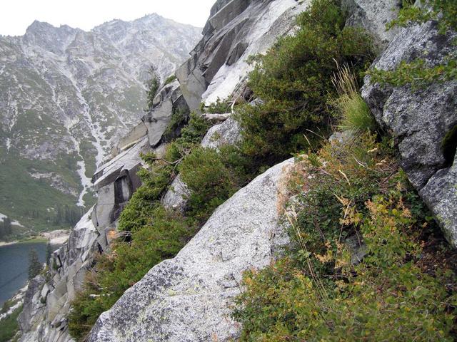 Northeast from confluence point showing extreme slope of terrain