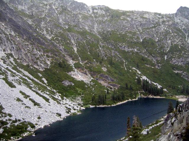 View North 400 feet above Emerald Lake