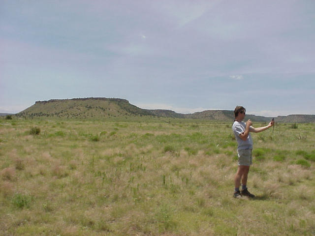 View to the south with Mike.