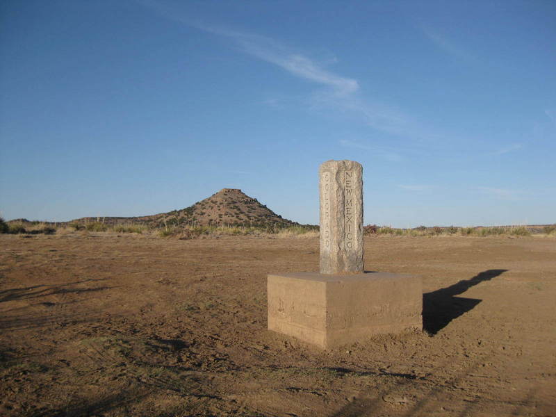 Tri-state marker from the west