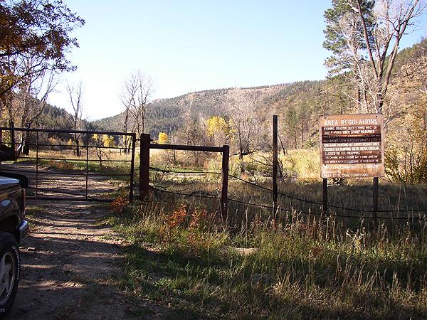 End of the road at Panil Creek - our last attempt