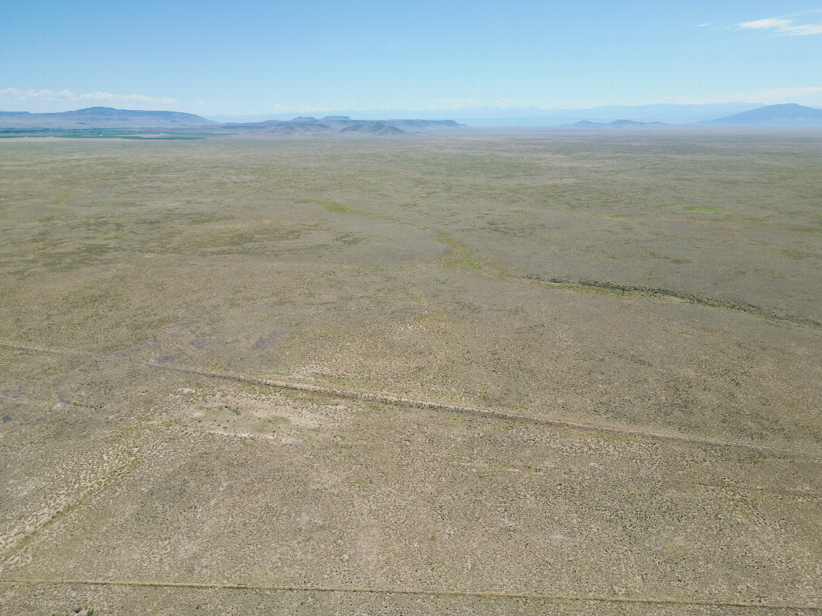 View East, from 120m above the point