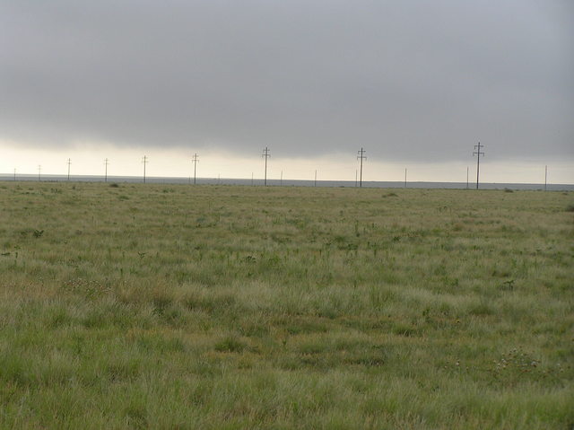 View to the east southeast from the confluence.