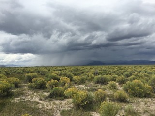 #1: One of the most beautiful moments I've spent at a confluence, with the spot in the center foreground, looking northwest.