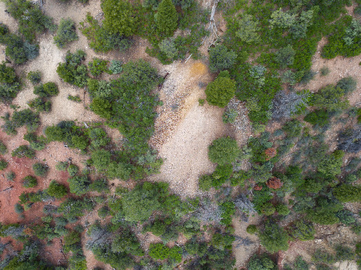 #1: Looking down on the Degree Confluence Point from above