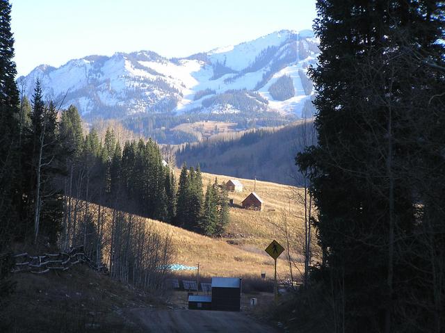 Closest town to the confluence--Gothic, Colorado--actually a ghost town but the home of a biological research station.