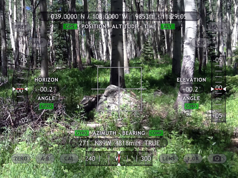 Theodolite view to west.