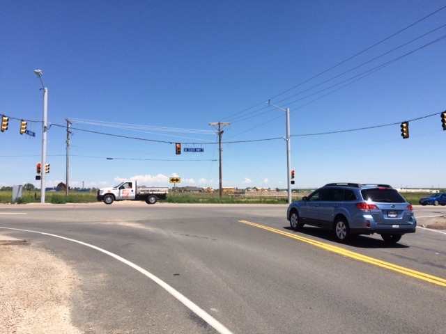 Huron St to the east of the field. This is the best place to park to walk to the point. 