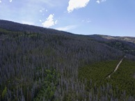 #11: View West, from 120m above the point