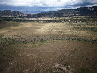 #9: View East, from 120m above the point