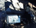 #5: GPS on the rock cairn I built