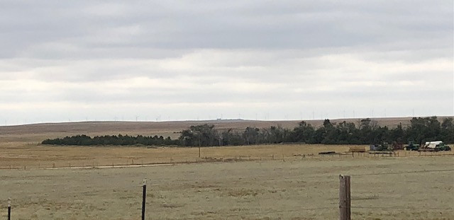 #1: Looking down on the confluence from the road to Panorama Point, the highest point in Nebraska.