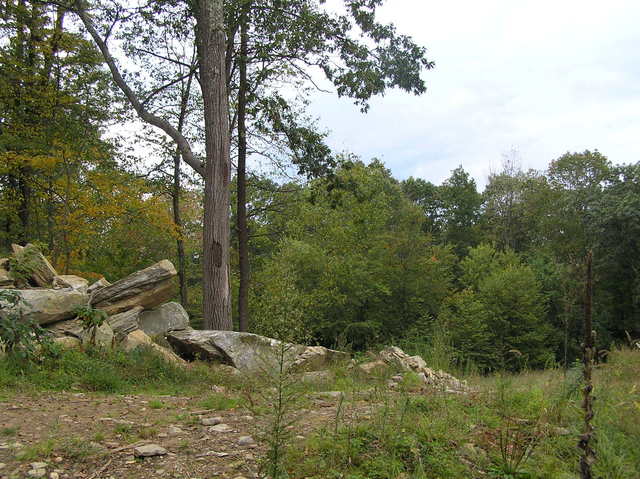 View to the west from the confluence of 42 North 72 West:  Connecticut's "Quiet Corner."