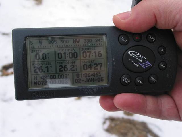 GPS reading