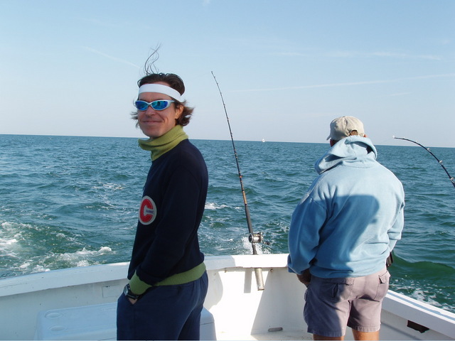 Never use a hair-dryer and extra strong hairspray simultaneously! We did not catch any fish.