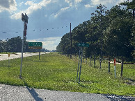 #4: View to the east from the gate. 