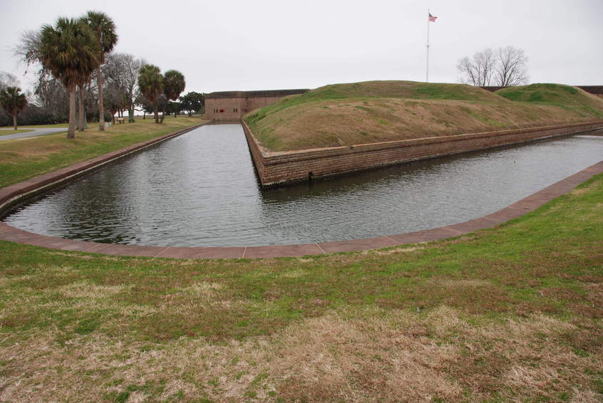 Fort Pulaski on Tybee Island nearby