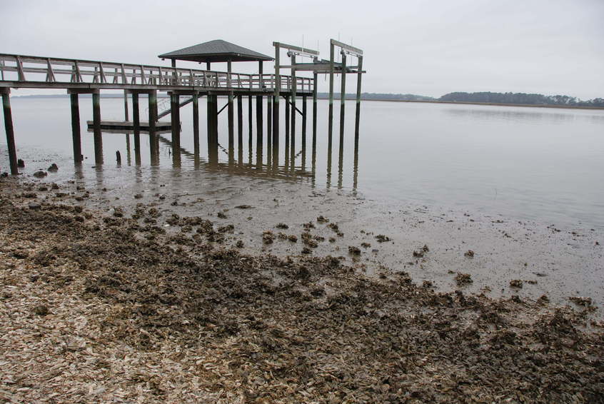 General view - 50 meters away in front of the boat house