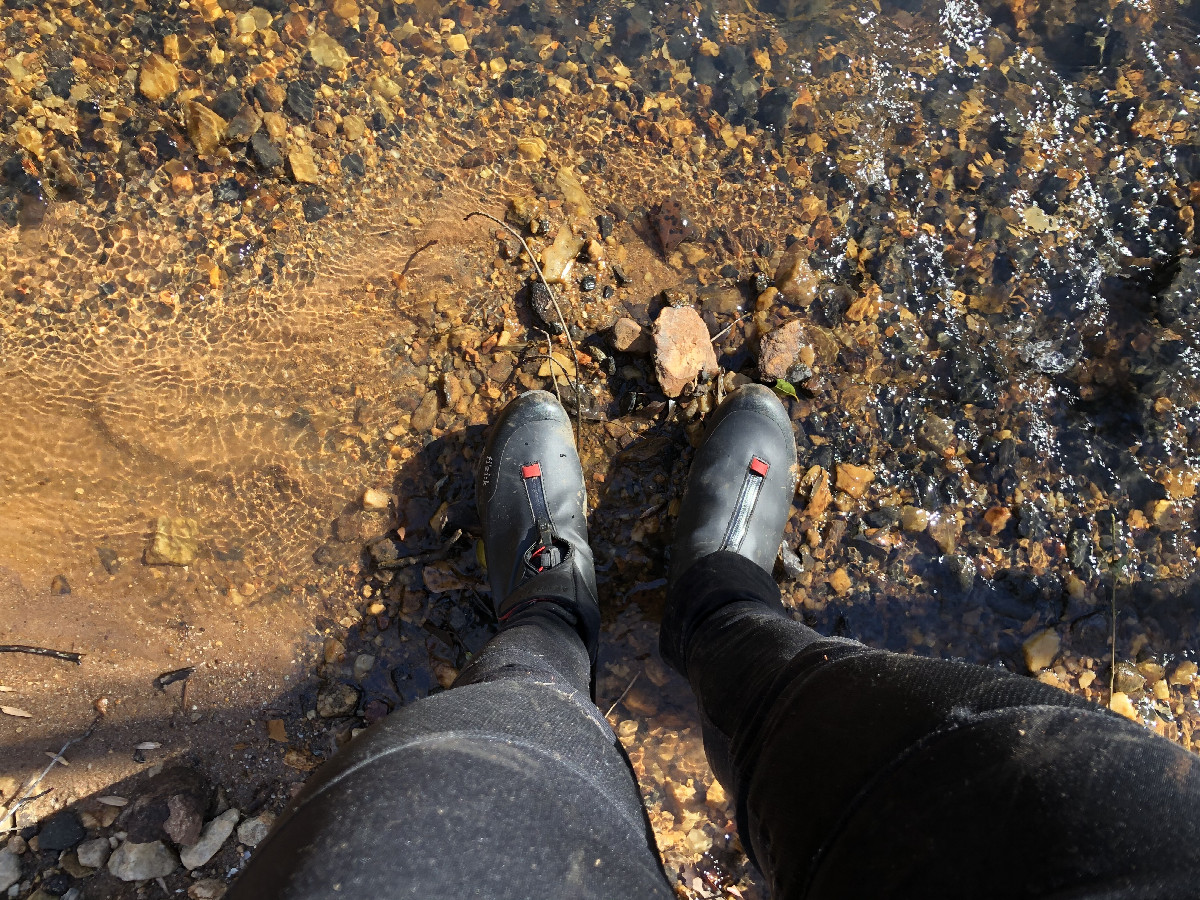 Standing at creek