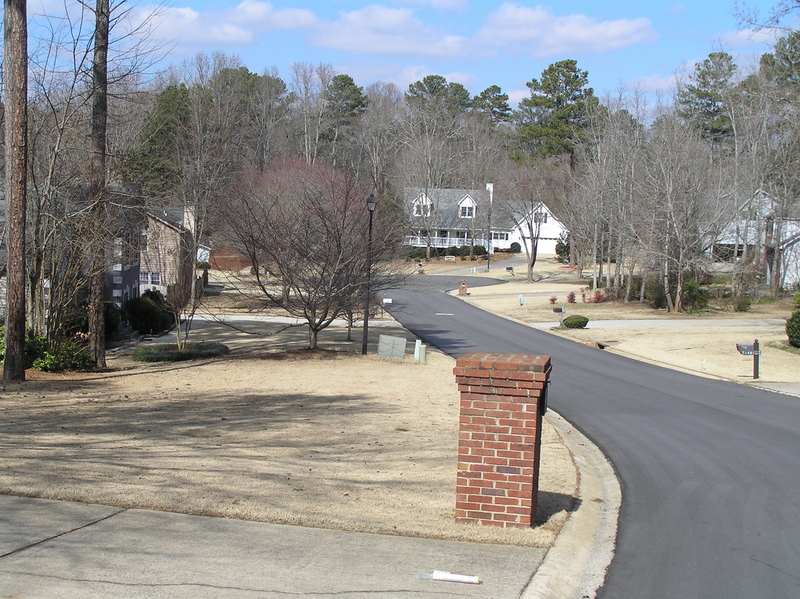 View to the north from the confluence point. 