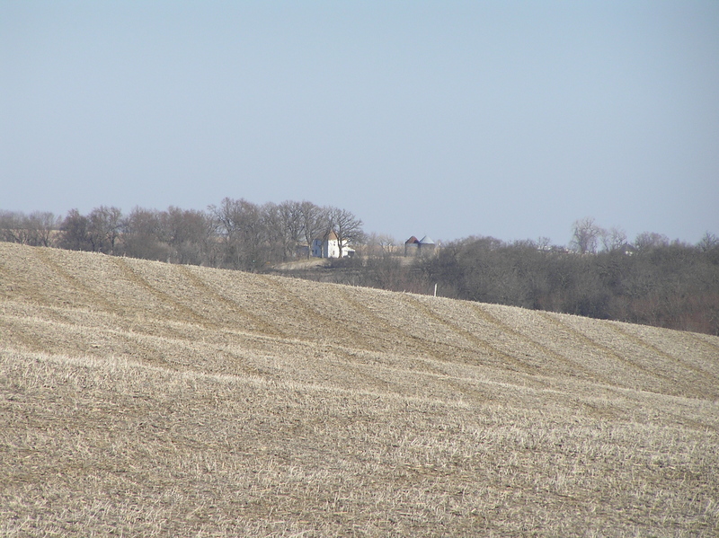 View to the southeast from the confluence.