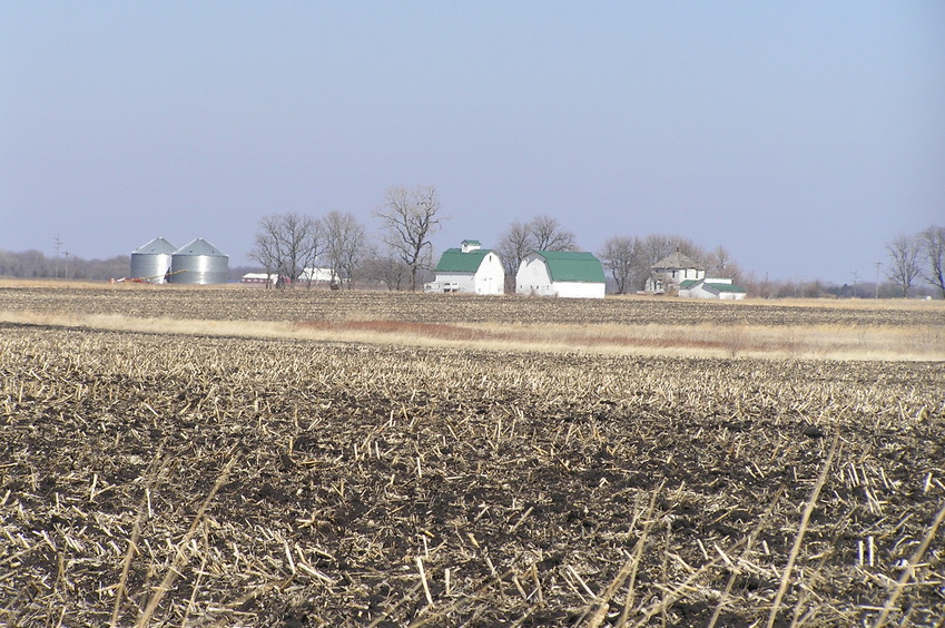 Zoomed view to the northeast from the confluence.