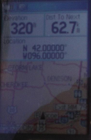 GPS screen