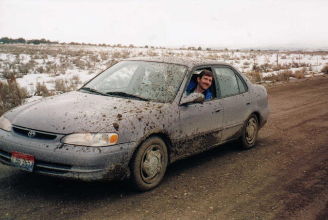 A week later--this time foiled by mud